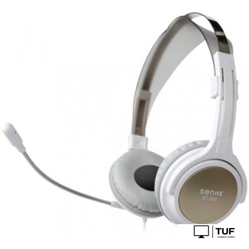 Наушники Senicc ST-908 (белый/золотистый)