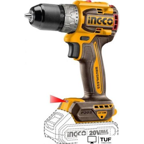 Дрель-шуруповерт Ingco CDLI20602 (с 2-мя АКБ, кейс, набор оснастки)
