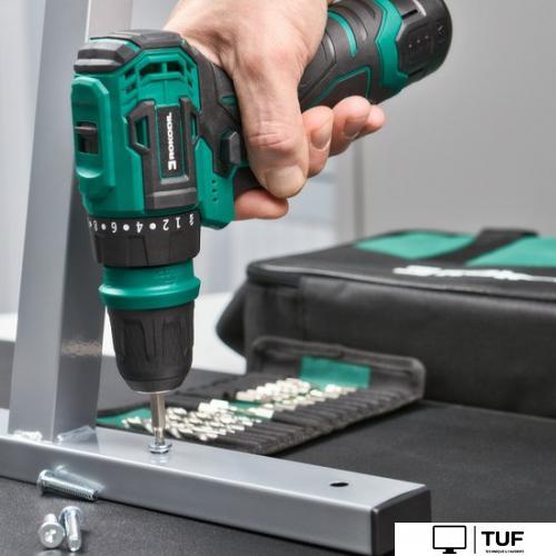 Дрель-шуруповерт Rokodil Twist 2 Air 1047298 (с 2-мя АКБ, сумка, набор оснастки)