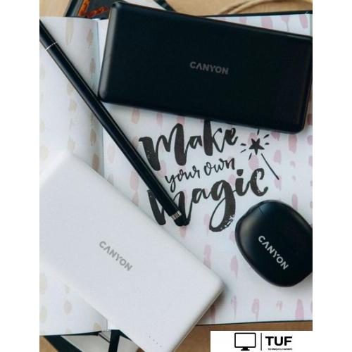 Внешний аккумулятор Canyon PB-109 10000mAh (белый)