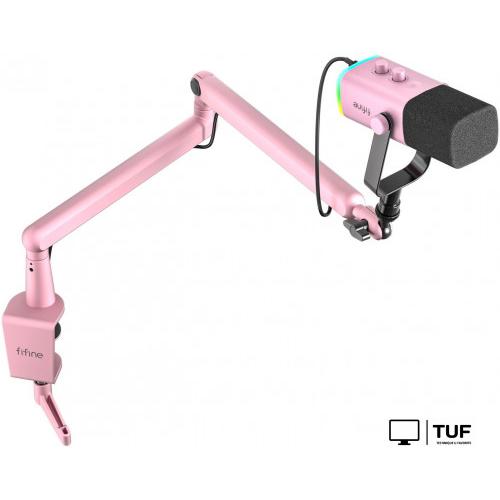 Проводной микрофон FIFINE TAM8 (розовый)