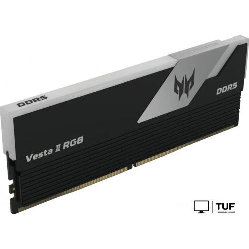 Оперативная память Acer Predator Vesta II RGB 2x16ГБ DDR5 6000 МГц BL.9BWWR.327