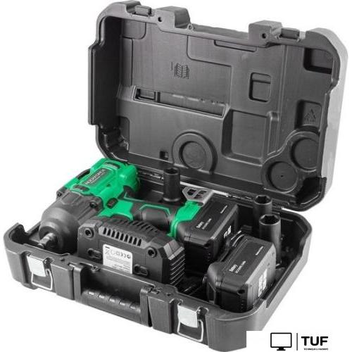 Гайковерт RockForce RF-WT02F1161 (с 2-мя АКБ, кейс)