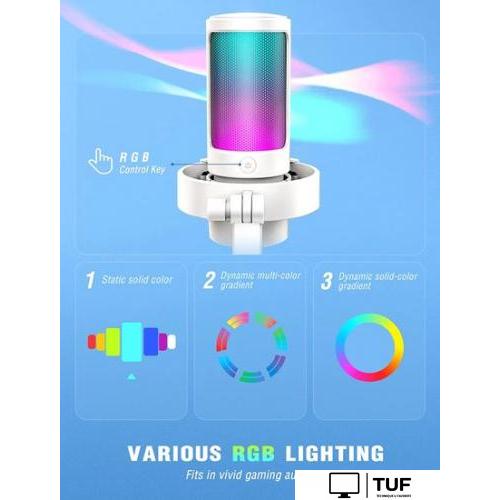 Проводной микрофон FIFINE A8 (белый)