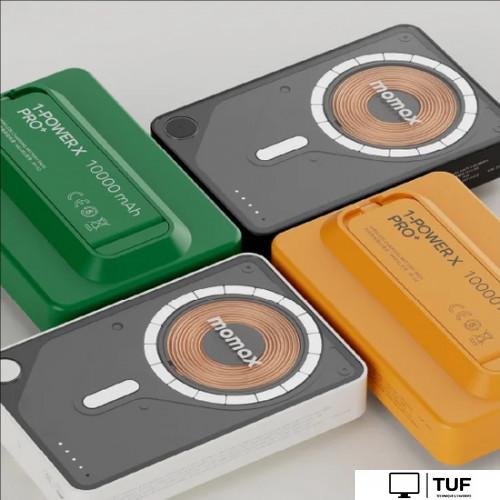 Внешний аккумулятор Momax 1-Power X Pro+ Magnetic Built-In USB-C IP132 10000mAh (зеленый)
