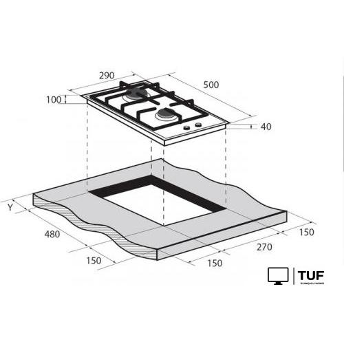 Варочная панель ZUGEL ZGH291W
