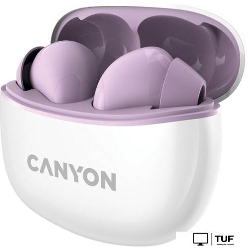 Наушники Canyon TWS-5 (сиреневый)
