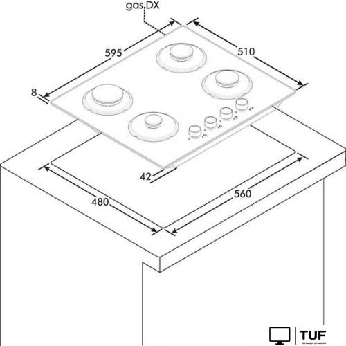 Варочная панель Candy CVG6DEB