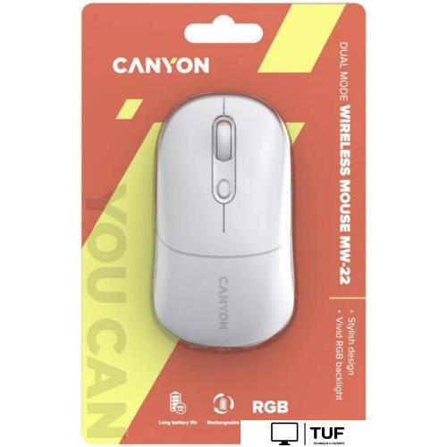 Мышь Canyon MW-22 (белый)