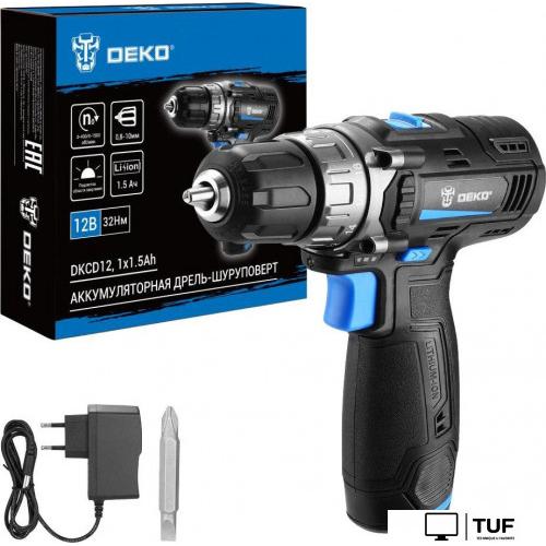 Дрель-шуруповерт Deko DKCD12 083-1121 (с 1-им АКБ)