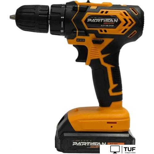 Дрель-шуруповерт Partisan AD-18.21B (с 2-мя АКБ, кейс)