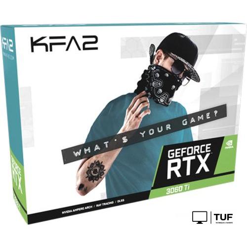 Видеокарта KFA2 GeForce RTX 3060 Ti GDDR6X SG 1-Click OC Plus Updated Ver. 36ISM6MD1GSK
