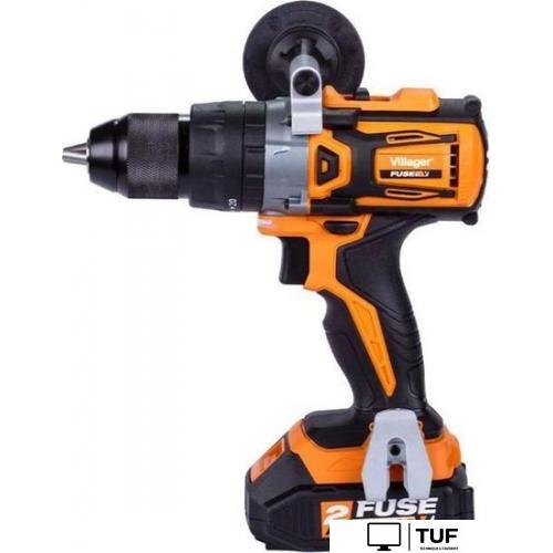 Ударная дрель-шуруповерт Villager Fuse VLP 5120 2BSC 056354 (с 2-мя АКБ, кейс, оснастка)