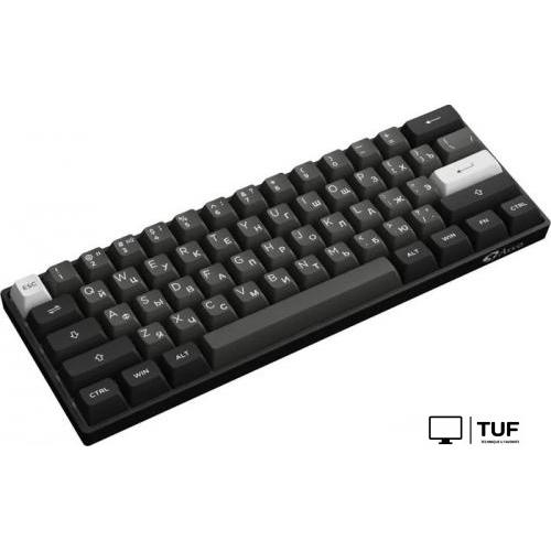 Клавиатура Akko 3061S Black & Silver (Akko Cream Yellow V3 Pro)