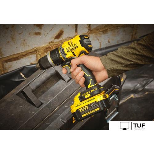 Ударная дрель-шуруповерт Stanley SFMCD721M2K (с 2-мя АКБ, кейс)