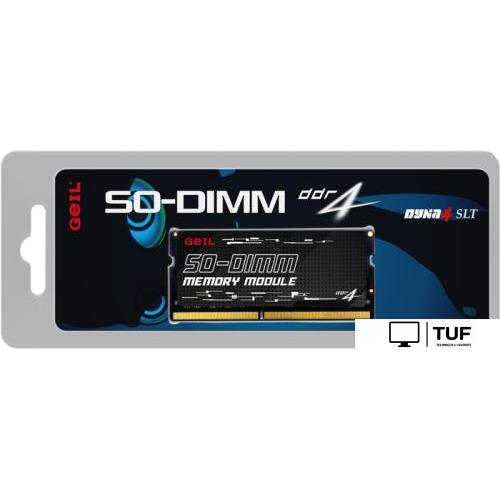 Оперативная память GeIL 16ГБ DDR4 SODIMM 3200 МГц GS416GB3200C22SC