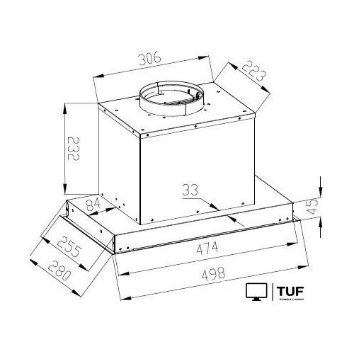 Кухонная вытяжка Schtoff Vento 50 Black