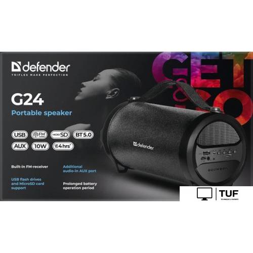 Беспроводная колонка Defender G24 (черный)