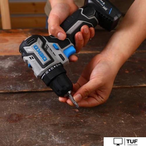 Дрель-шуруповерт Deko Loner 20V PRO 085-1010 (с 2-мя АКБ, кейс)