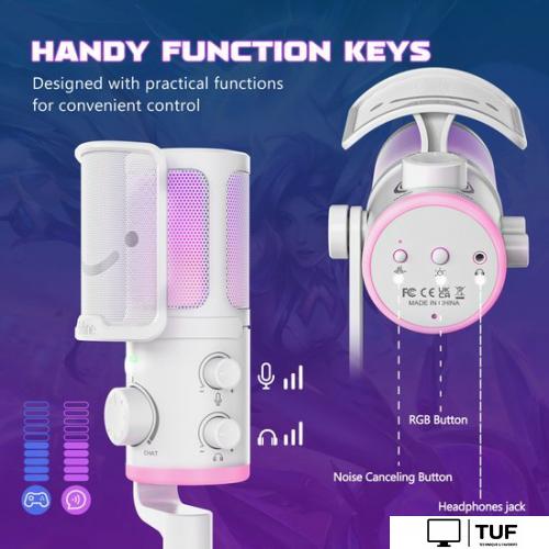 Проводной микрофон FIFINE TAM6 (белый)