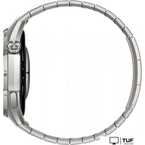 Умные часы Huawei Watch GT 6 Pro 46 мм (серебристый, с серебристым браслетом, международная версия)