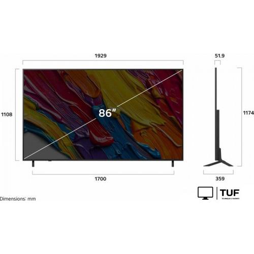 Телевизор LG QNED AI QNED82 86QNED82A6B