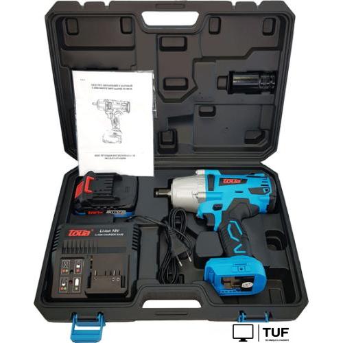 Гайковерт Toua DBLW180B-1 (с 1-м АКБ, кейс)