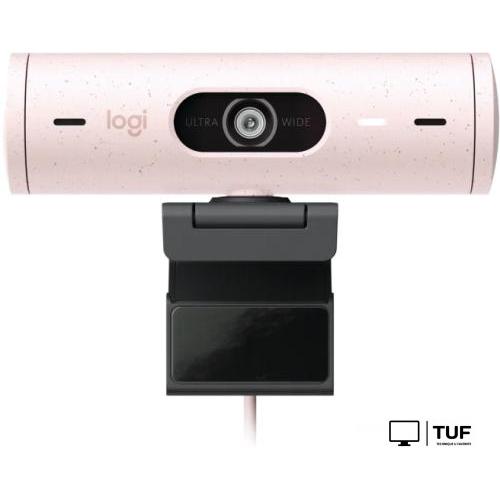 Веб-камера Logitech Brio 500 (розовый)