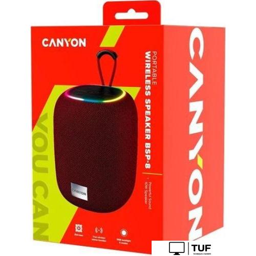 Беспроводная колонка Canyon BSP-8 (бордовый)