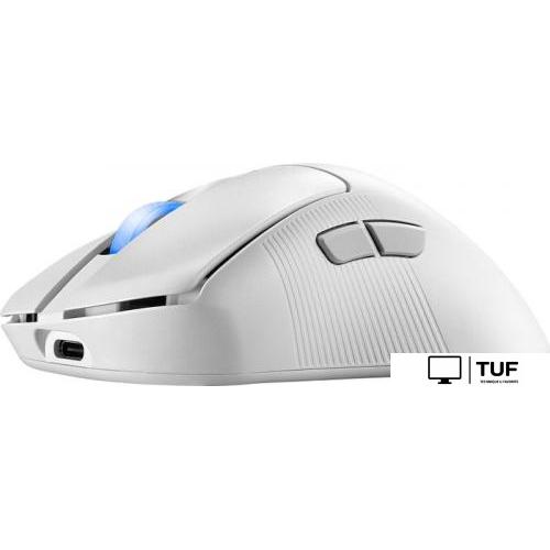 Игровая мышь ASUS ROG Keris II Ace Moonlight White