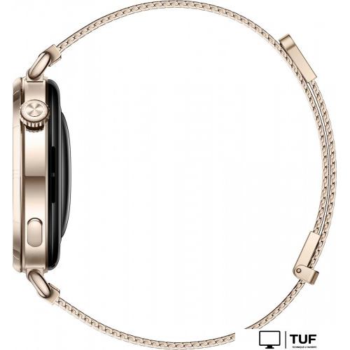 Умные часы Huawei Watch GT 6 41 мм (золотистый, с золотистым миланским браслетом, международная версия)