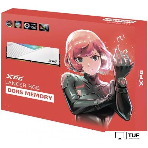 Оперативная память ADATA XPG Lancer RGB 2x32ГБ DDR5 6400МГц AX5U6400C3232G-DCLARWH