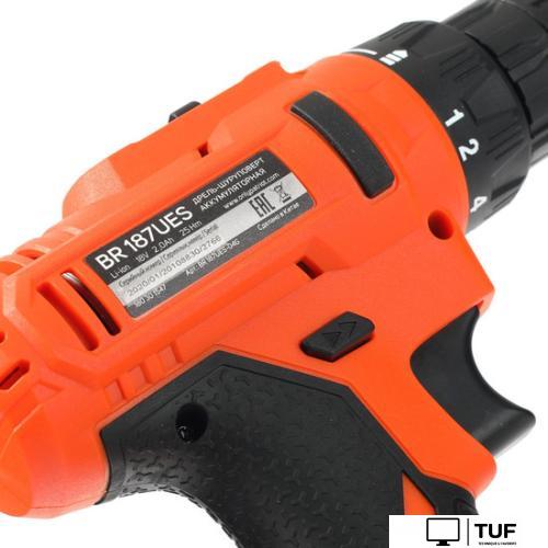 Дрель-шуруповерт Patriot BR 187UES (с 2-мя АКБ, кейс)