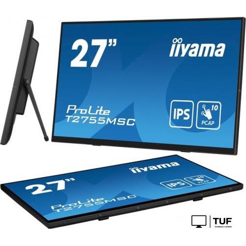 Портативный монитор Iiyama ProLite T2755MSC-B1