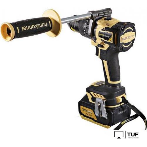 Ударная дрель-шуруповерт Hanskonner HCD18165BLI (с 2-мя АКБ, кейс)