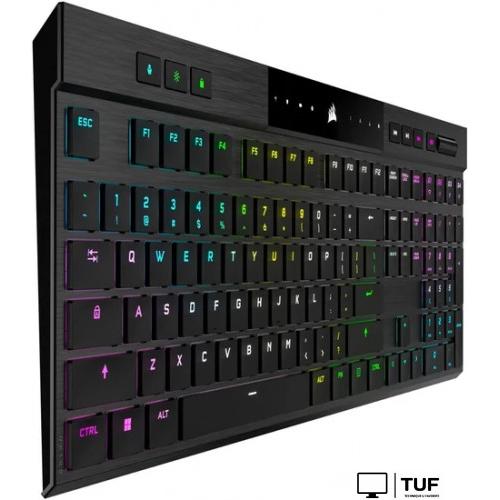 Клавиатура Corsair K100 AIR Wireless RGB (Cherry MX Ultra-Low Profile Tactile, нет кириллицы)