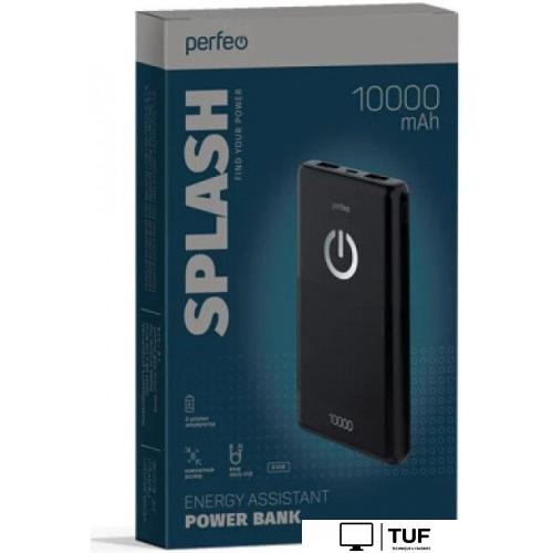 Внешний аккумулятор Perfeo Splash 10000mAh (черный)