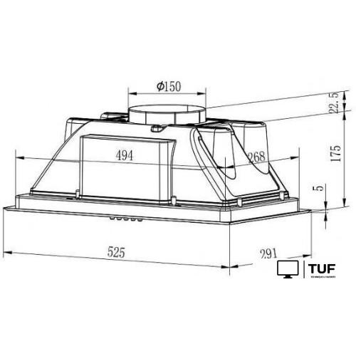 Кухонная вытяжка Evelux Margit 60 B