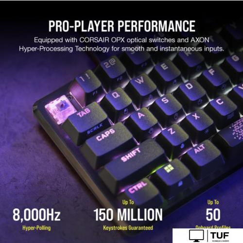 Клавиатура Corsair K65 Pro Mini (Corsair OPX, нет кириллицы)