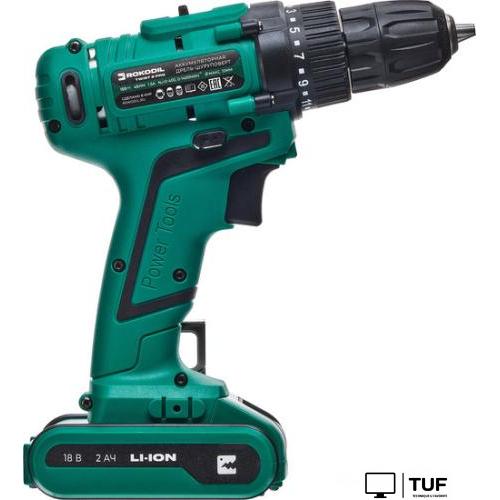 Дрель-шуруповерт Rokodil Twist 2 Pro (1 АКБ, кейс, оснастка)