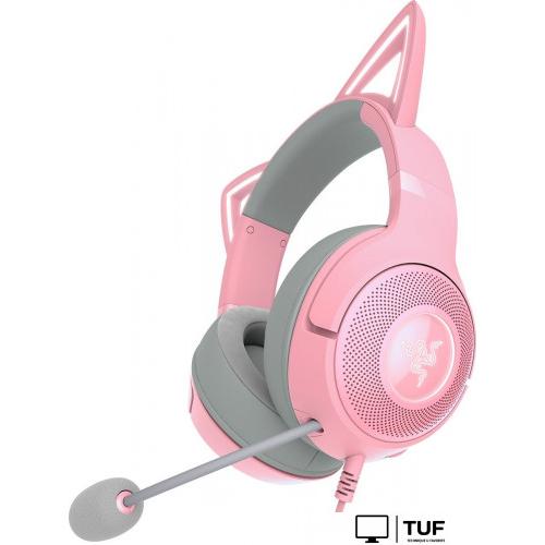 Наушники Razer Kraken Kitty V2 (розовый)