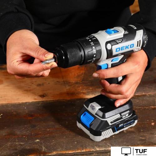 Ударная дрель-шуруповерт Deko DKCID20FU-Li 083-1119 (с 1-им АКБ)