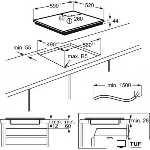 Варочная панель AEG IAE64843FB