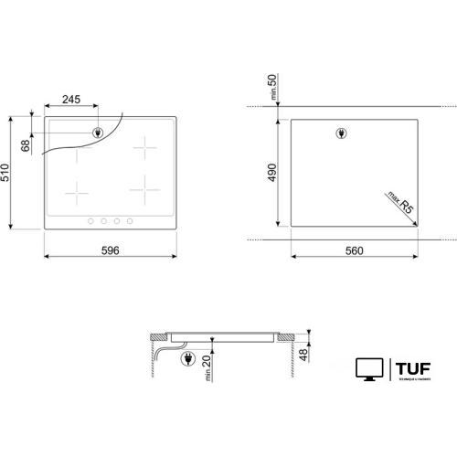 Варочная панель Smeg P864PO