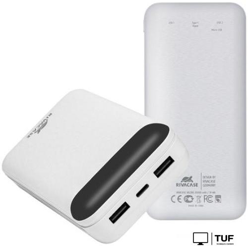 Внешний аккумулятор Rivacase VA2280 20000mAh (белый)