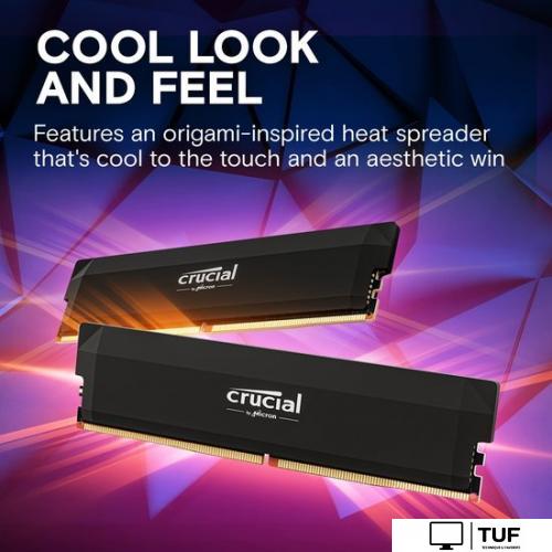 Оперативная память Crucial Pro Overclocking Edition 2x16ГБ DDR5 6000 МГц CP2K16G60C36U5B