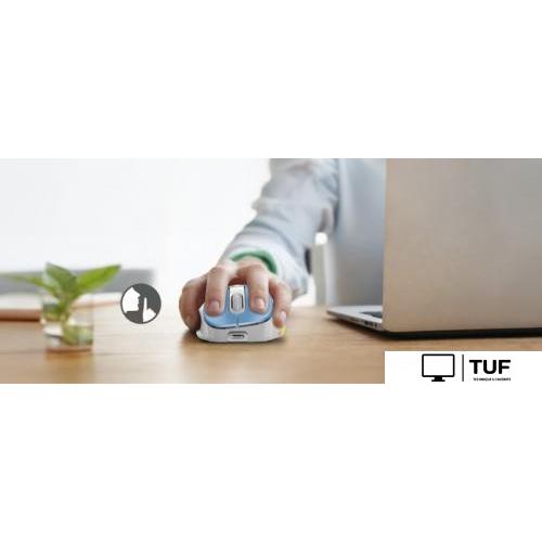 Мышь Genius Ergo 9000S Pro (голубой)