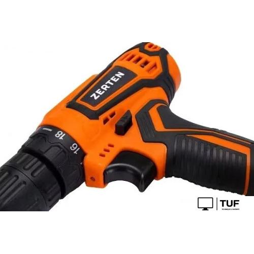 Дрель-шуруповерт Zerten ASB-18S (с 2-мя АКБ, кейс)