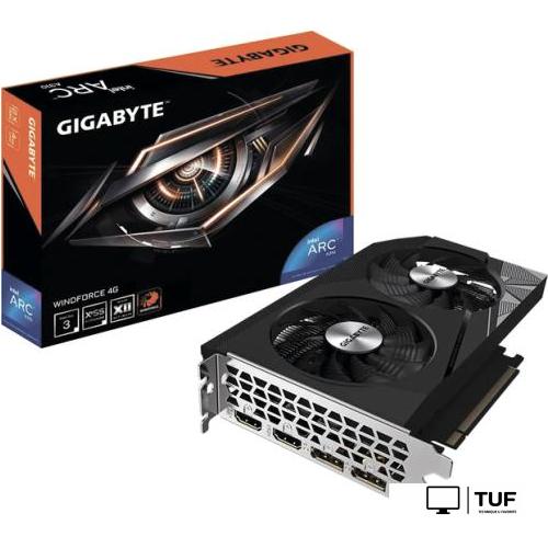Видеокарта Gigabyte Intel ARC A310 WindForce GV-IA310WF2-4GD