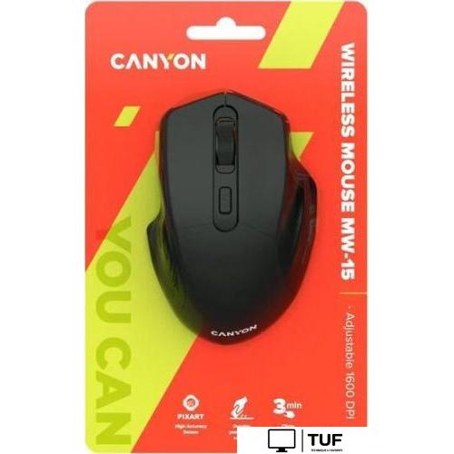 Мышь Canyon MW-15 (черный)